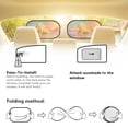 thumbnail image 5 of Yuyamidu Horse Car Window Shade Snowfield Auto Side Window Sunshades Blocks Sun and Heat 2 Pack Vehicle Car Side Window Sun Shield Car Interior Accessories Decor, 5 of 7