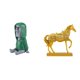 thumbnail image 1 of Estatua de de Pascua Escultura de resina Figura de cabeza de Moai Estatua de caballo Retrato antiguo Decoración retro Adecuado para escritorio, 1 of 8