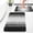 Black, variant on Lanola Bathroom Rug Set 2 Piece, Soft Absorbent Microfiber Bath Mats and U-Shaped Contour Toilet Rug, Non-Slip, Machine Wash Dry, Plush Shaggy Bath Mats for Bathroom (24"x16"+24"x20", Grey)