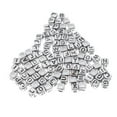 thumbnail image 3 of simhoa 100x Perles Cubes Lettres Alphabets Acryliques Assorties, 3 of 8
