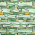 thumbnail image 1 of oneOone Tissu Popeline de Coton Vert Cactus Projets de Couture Tissu Imprimé au Mètre 42 Pouces de Large, 1 of 5