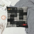 thumbnail image 2 of ONETECH Black White Grey Pillow Covers, Abstract Art Outdoor Decorative Throw Pillows for Couch, Modern Geometry Decor Cushion Cover Soft Farmhouse Square Pillowcase, 2 of 5