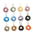 thumbnail image 3 of Tubos anchos para patas de cincha para hacer bucles que chocan con varios colores para 12 colores 192pcs, 3 of 9