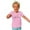 Pink, variant on Wavsuf Kids T-Shirts Girls and Boys Summer Solid Printed Casual Gray Shirts Size 3-4 Years