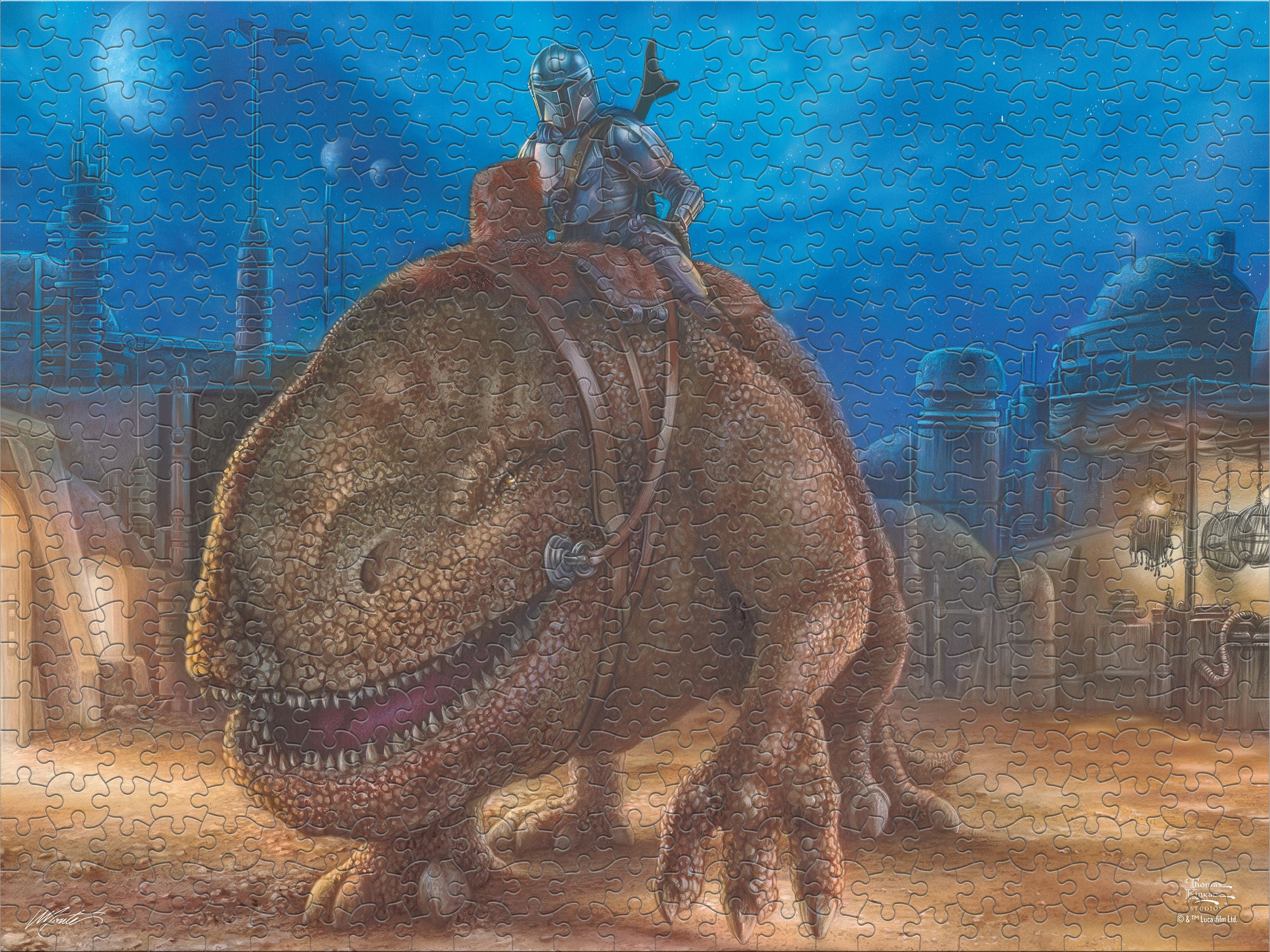 Ceaco 550-Piece Thomas Kinkade Mandalorian The Reckoning Interlocking Jigsaw Puzzle