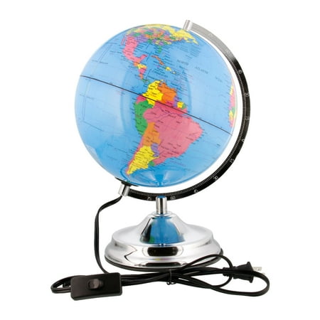 10 Inch 25cm Illuminated Blue Ocean Desktop World Earth Globe 10 Inch 25cm Illuminated Blue Ocean Desktop World Earth Globe