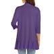 thumbnail image 5 of Blusa de manga 3/4 para mujer, informal, cómoda, de color sólido. Pompotops qwe21416, 5 of 5