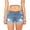 A1-Blue, variant on Audhol Denim Shorts for Women, Mid Rise Ripped Jean Shorts Womens Shorts for Women Trendy Stretchy Folded Hem Hot Short Jeans Blue M