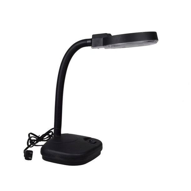TMS Tabletop Gooseneck Magnifying Lamp Magnifier 5X 10X Desk Adjustable