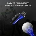 thumbnail image 3 of ABPETE Golf Tees Plastic 1 1/2 inch Value 600 Pack, Upgrade More Unbreakable Bulk Stable Reduce Friction Side Spin Tee for Men Women Ladies, 3 of 13