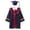 1-Blue, variant on Unisex Graduation Gown Primary School Graduation Gown Cap Tassel Set Blue Cap and Gown Set Graduation Gifts 9-10 Years