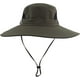 thumbnail image 1 of Sombreros de sol para hombre UPF 50+ Malla impermeable de ala ancha Cubo Sombrero de pesca MFZFUKR CZMR-YX35-1, 1 of 1