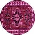 thumbnail image 1 of Ahgly Company Indoor Round Persian Pink Traditional Area Rugs, 5' Round, 1 of 4
