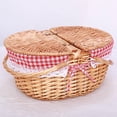 thumbnail image 2 of tejida Cesto de almacenamiento de para Gloria Cesta de picnic, 2 of 7