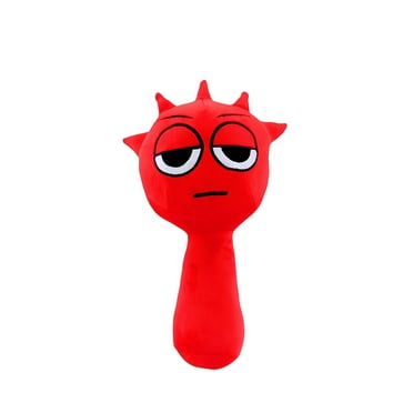 Sprunki Plush Toys, Horror Games Plushies Toy for Fans Soft Plush Red Character Toy with Expressive Face for Kids and Collectors 12 Inch Cuddly Stuffed Companion