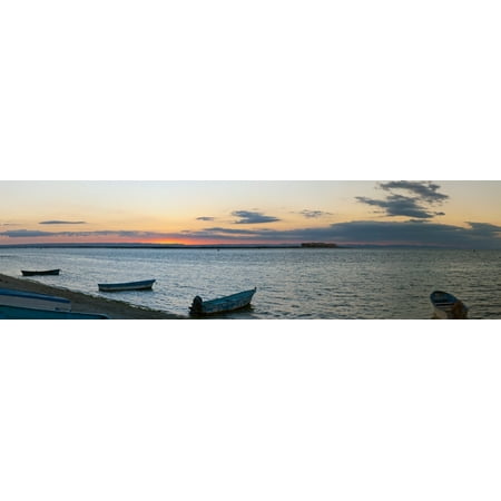 Pangas fishing boats on beach La Paz Baja California Sur Mexico Poster Print by Panoramic (Best Fishing In Baja Mexico)