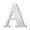 White, variant on Gold Mirror Letter A Wall Sticker - 3D Acrylic Alphabet Decal for Home Decor, Self-Adhesive Oversized Letter Sign for DIY Wall Art & Room Decoration