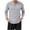 Gray, variant on Qingpeng Mens V Neck Tee Shirts Slim Fit Long Sleeve Casual Cotton Solid Top Shirts