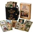 thumbnail image 1 of Leather Holy Card Pocket Card Organizer With 13 Catholic Cards, 1 of 5