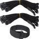 thumbnail image 3 of Correas reutilizables de nailon para sujetar cables, cinta organizadora de gancho y bucle, 5/10 piezas, 3 of 4