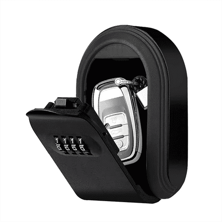 New Arrivals Magntic Key Lock Box with 4 Digit Combination Hider Under Car, B