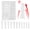 Transparent, variant on BOKYAN 240pcs Extra Long Nail Tips Artificial French False Nails for DIY Salon Coffin Shape Natural (5.91 inches / 15 cm)