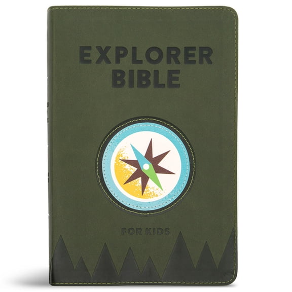 Explorer Bible for Kids CSB Explorer Bible for Kids, Olive Compass Leathertouch, (Hardcover)