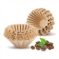 thumbnail image 3 of 300 Pcs 1-4 Cup Basket Coffee Filters Basket Filters Disposable Paper Coffee Filters for Home Office Use Brown,300 x Basket Coffee Filters,brown, 3 of 9