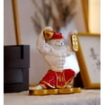 thumbnail image 6 of Lucky Cat Power Figurine - Gold Fortune Cat with Muscular Design | Resin Handmade Craft | Home & Office Decor, 6 of 6