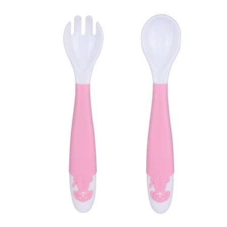 

noarlalf baby spoon baby training spoon easy grip bendable soft self feeding learning spoons kitchen appliances