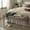 Fishbone Style - Grey Leg-47.24 inches x 14.2 inches x 19.7 inches, variant on Solid Wood Indoor Bench Plait Style - Grey Leg, 47.24 inches x 14.2 inches x 19.7 inches For Living Room Or Entryway