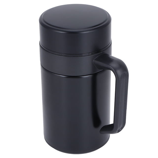 Taza De Café, Taza De Té Aislada Con Filtro De Asa, Viaje De Acero Inoxidable De 400 ML Para Té Y Café