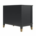thumbnail image 2 of CosmoLiving by Cosmopolitan Westerleigh Wide Nightstand, White, 2 of 8