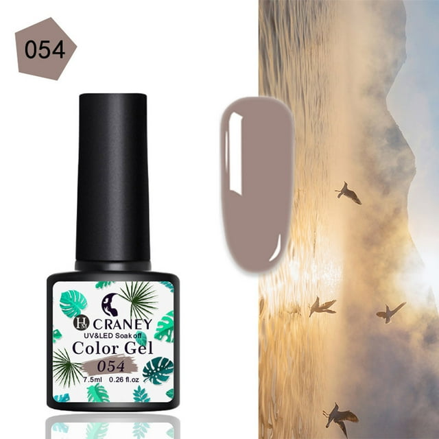 Esmalte de uñas en gel transparente para esculpir uñas, 96 colores, 7,5 ml por frasco, fototerapia removible, productos para uñas.