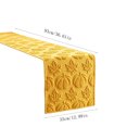 thumbnail image 3 of Ktlvex Halloween Pumpkin Table Runner 3D Embossed Pumpkin Maple Leaf Table Decor Soft Fabric Harvest Fall Table Runner for Dining Table Holiday Party Decorations (Beige), 3 of 5