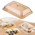 thumbnail image 6 of Food Cover Rectangular Cake Stand Protection Sturdy Lightweight Plastic for Picnics Camping and BBQ Events, 6 of 9