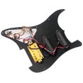 thumbnail image 4 of Placa de selección SSH de 3 capas prealambrado cargado de Pickguard Humbucker Pastillas Conjunto de Strat ST de la guitarra eléctrica Negro Perla Maboto Placa de selección, 4 of 6
