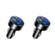 thumbnail image 2 of Kenally Adaptador de carga para automóvil Reemplazo digital Interfaz USB de carga rápida Adaptador para vehículo automotriz Toma de Negro 2piezas, 2 of 6