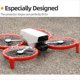 thumbnail image 5 of para Flip Paddle Protector Anti-Colisión Drone Booster Stand Anillo de Protección de Pala de Hélice Accesorios Negro, 5 of 5