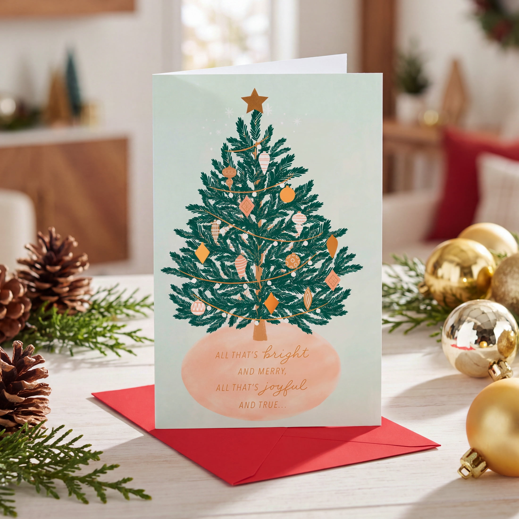 American Greetings Christmas Card (Wished This Holiday Season)