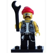 LEGO Collectible Series 10 Motorcycle Mechanic Minifigure - Complete Set