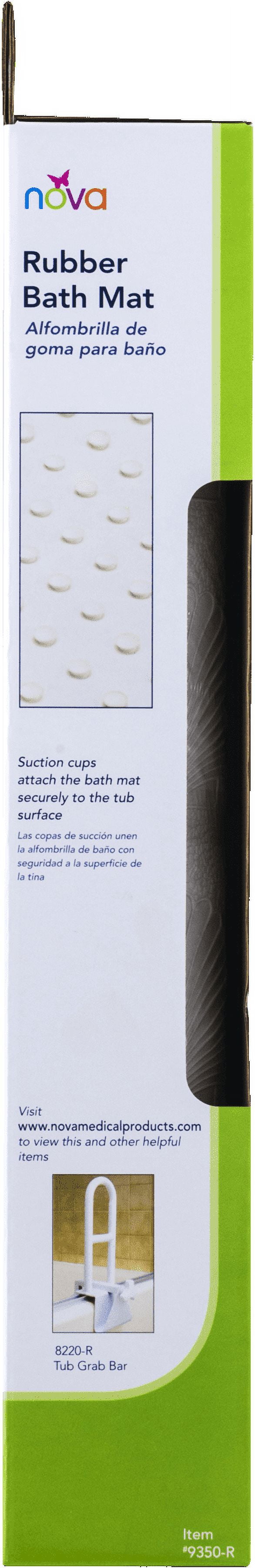 Nova Ortho Med Bath Mat Suction Grip White by Nova - Bath Mats