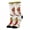 White, variant on Women's Crew Socks, Funny Colorful Socks, Guitar Strings, One Size