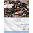 thumbnail image 6 of Watercolor Flowers Beach Towels Oversized Super Absorbent, Farmhouse Floral Vintage Black Lightweight Bath Towel Quick Dry Sets For Bathroom/Pool/Rv Camping/Beach Play/Gym Room/Picnic 23"x47", 6 of 8