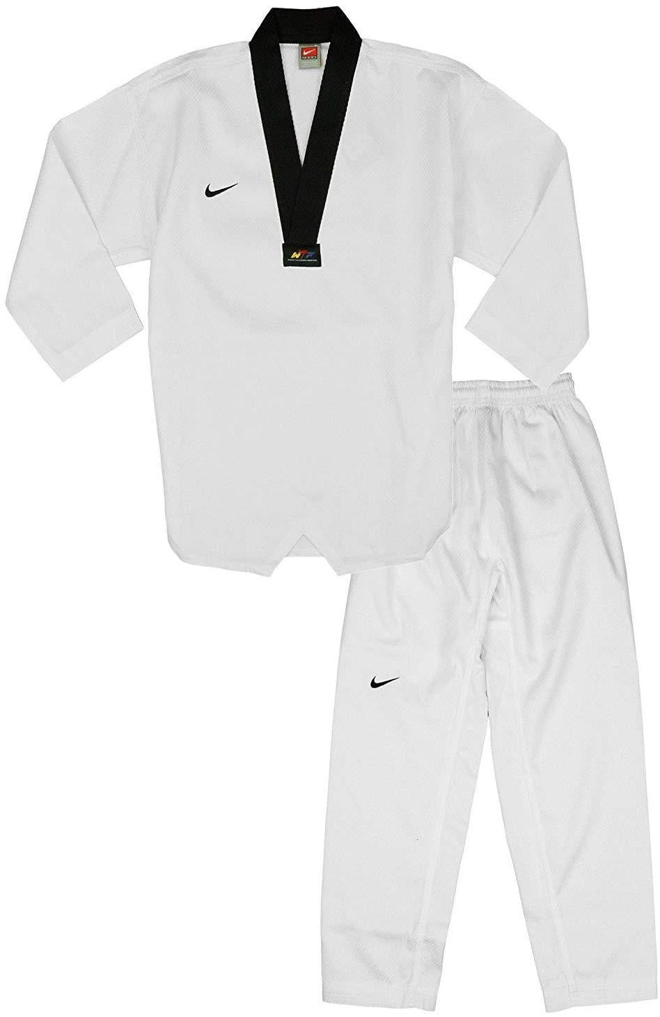 Nike Men's Taekwondo Elite Uniform, White/Black - Walmart.com