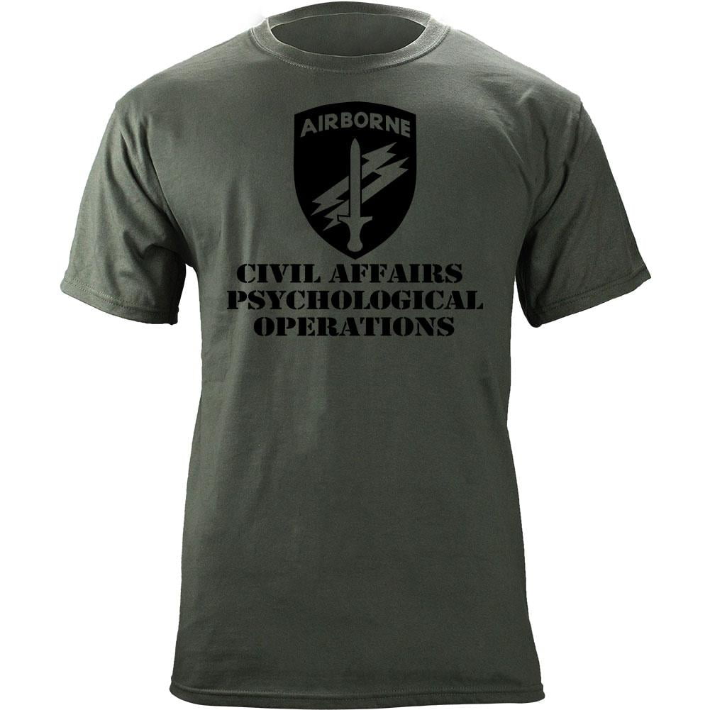Army Civil Affairs / Psychological Operations Subdued USACAPOC T-Shirt ...