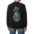 thumbnail image 5 of Skull Snake Clothes Patches Embroidered DIY Iron on Sew on Patches for Backpacks Jacket Motorcycle Patch 1 Piece, 5 of 6