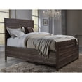 thumbnail image 2 of Bowery Hill Farmhouse Metal California King Solid Wood Panel Bed in Espresso, 2 of 6