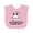 AD-Pink, variant on Inktastic Bookworm Never Have Too Many Books Girls Baby Bib