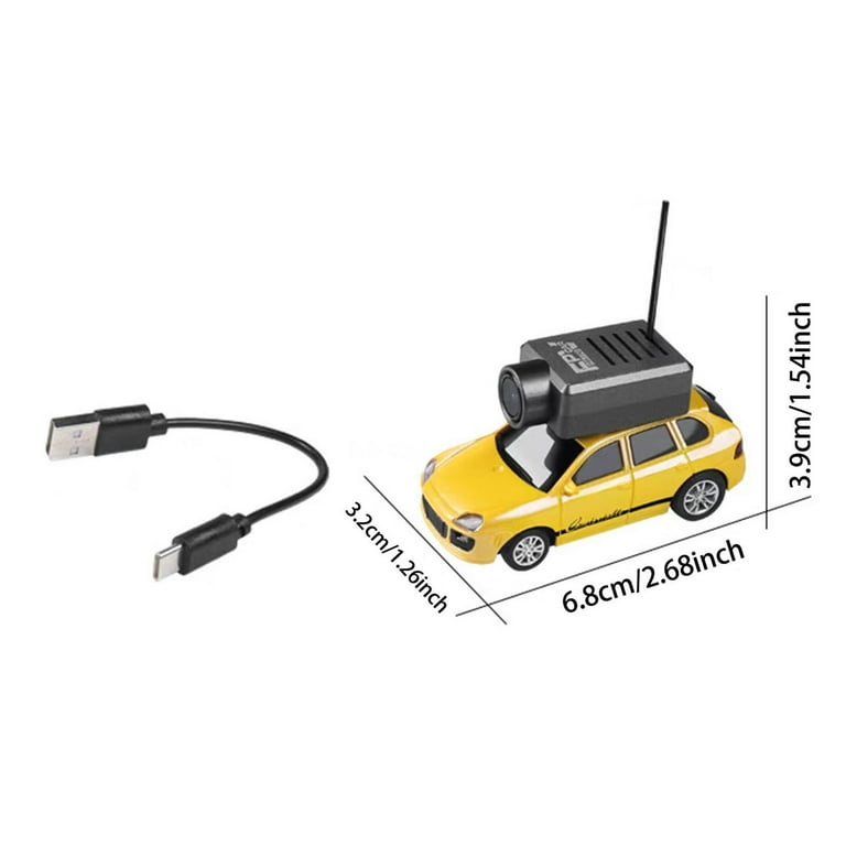 1/64 Mini RC Car 4WD Proportional Throttle Steering Remote Control Drift Car Four Wheel Drive Desktop Racing Car Simulation Toy Gift I.1213386490
